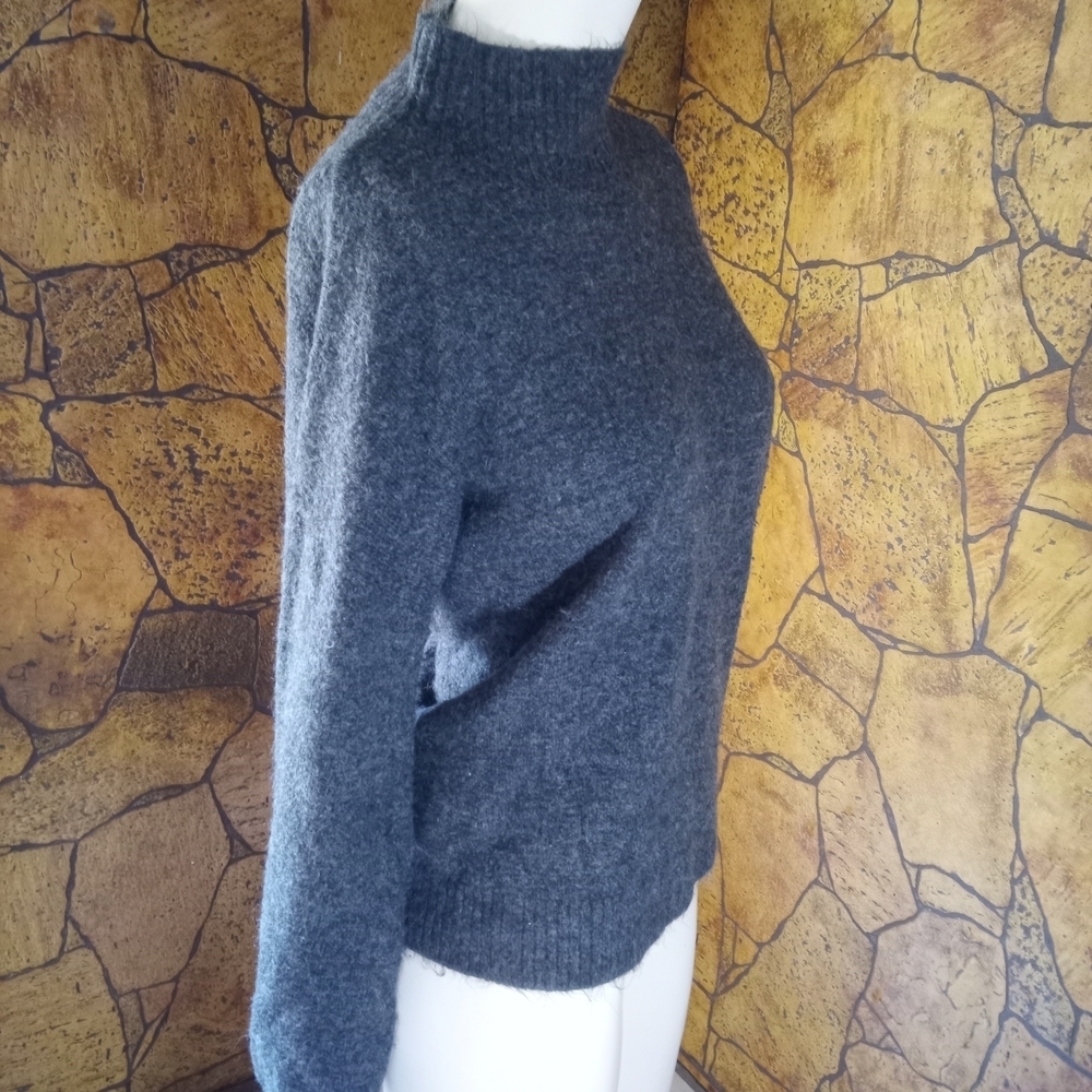 George Women's Dark Gray Turtleneck Sweater - Picture 3 of 4